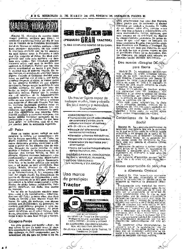 ABC SEVILLA 21-03-1973 página 38