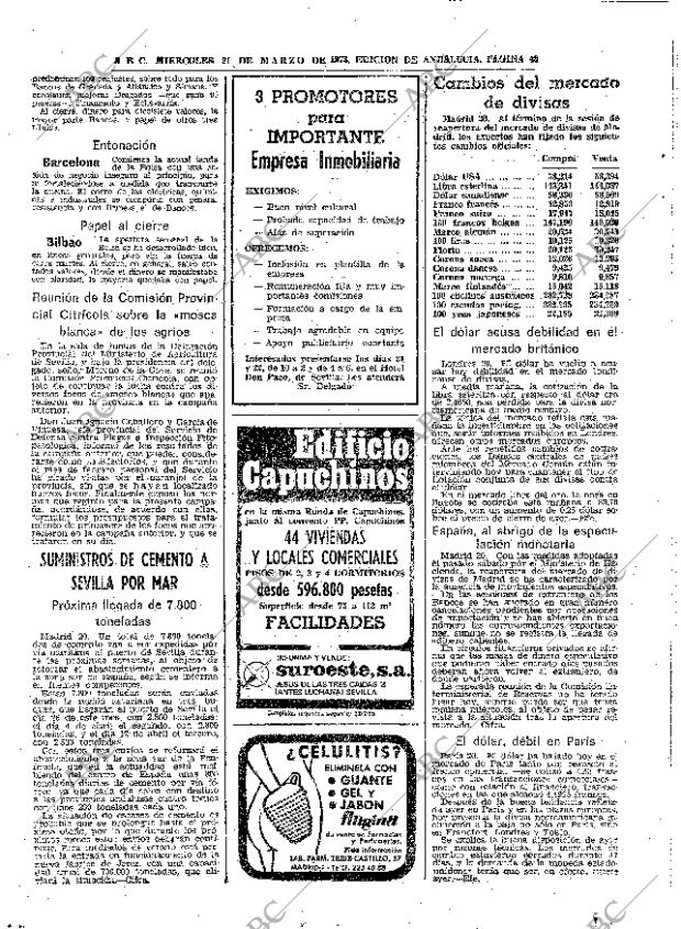 ABC SEVILLA 21-03-1973 página 48