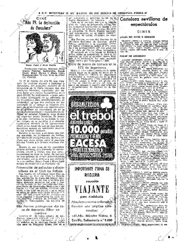 ABC SEVILLA 21-03-1973 página 67