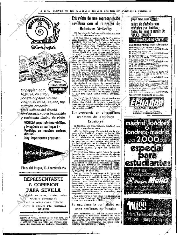 ABC SEVILLA 22-03-1973 página 32