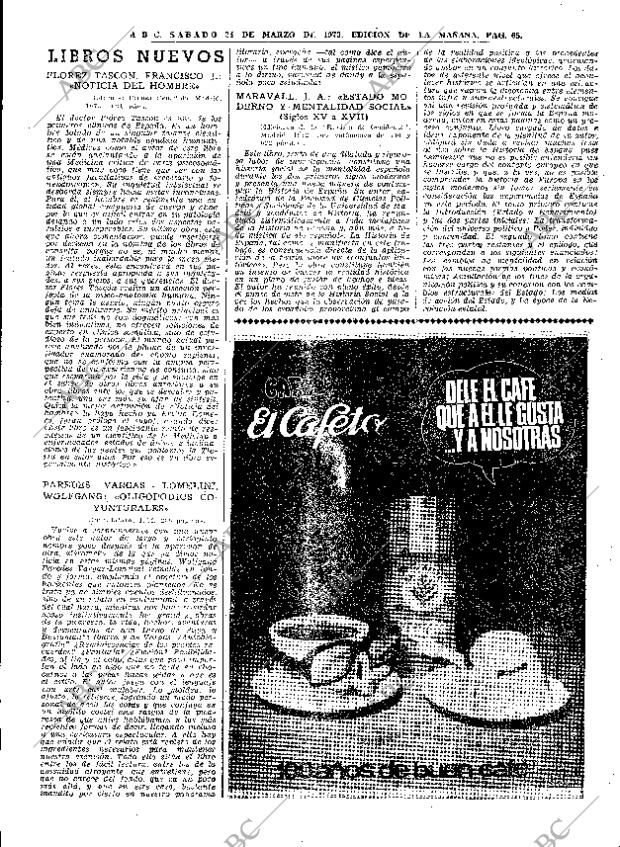 ABC MADRID 24-03-1973 página 63
