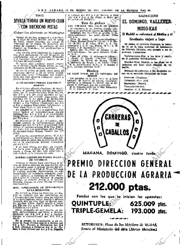 ABC MADRID 24-03-1973 página 85