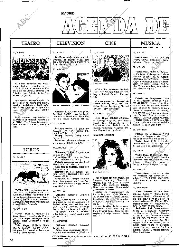 BLANCO Y NEGRO MADRID 24-03-1973 página 22