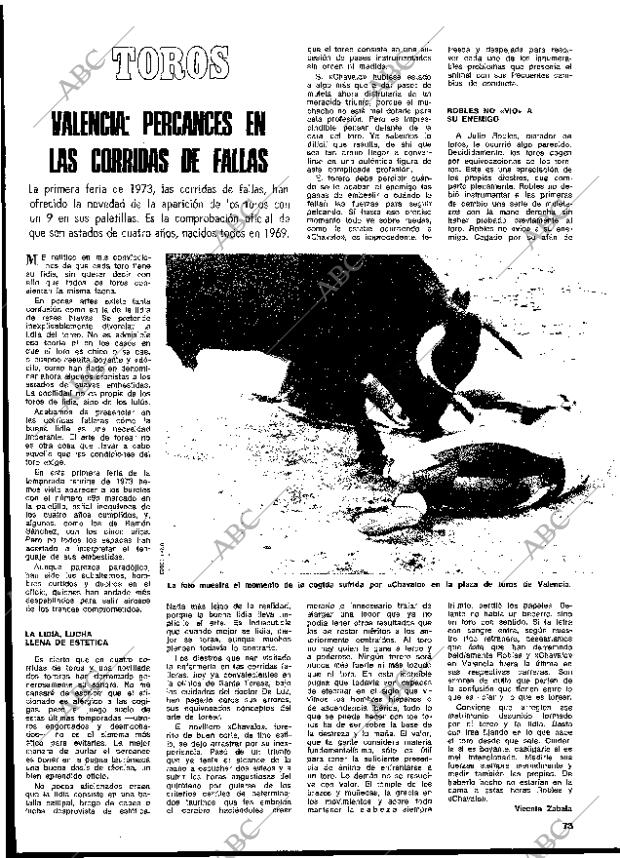 BLANCO Y NEGRO MADRID 24-03-1973 página 73
