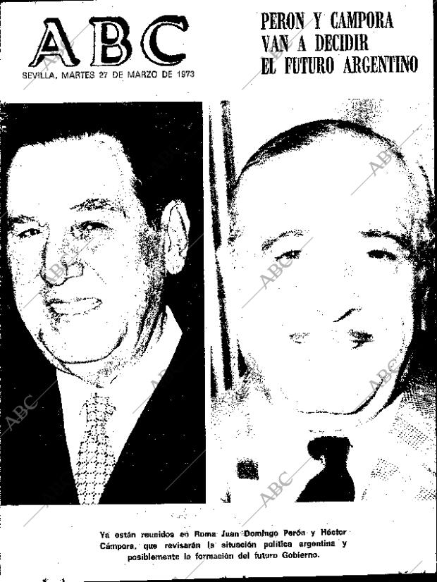 ABC SEVILLA 27-03-1973 página 1