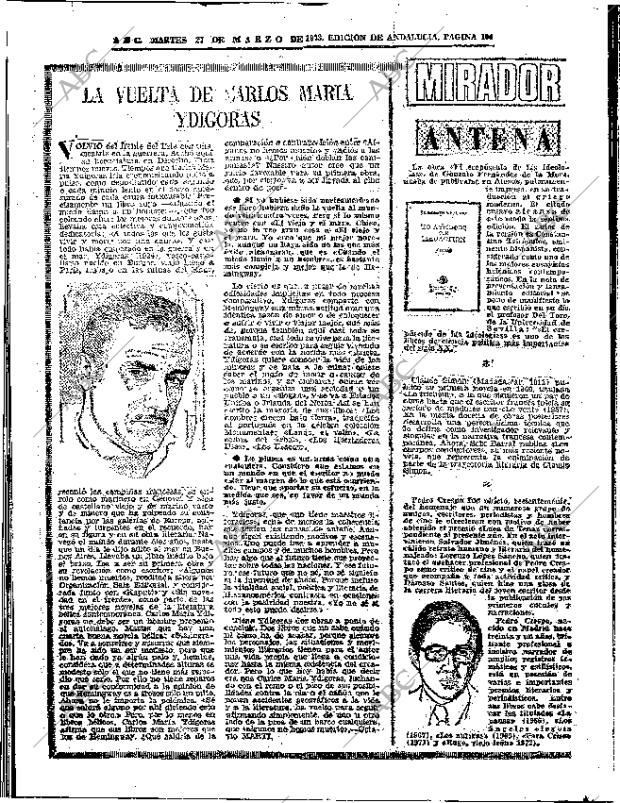 ABC SEVILLA 27-03-1973 página 104