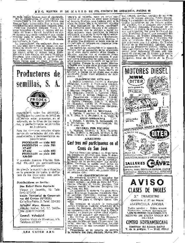 ABC SEVILLA 27-03-1973 página 64