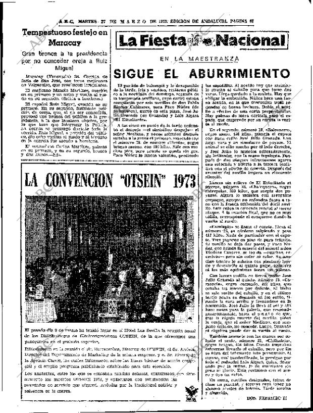 ABC SEVILLA 27-03-1973 página 67