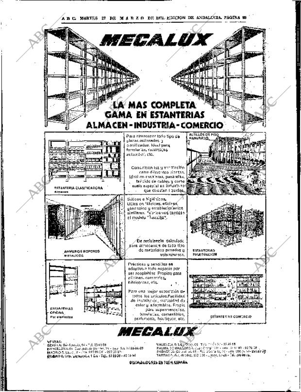 ABC SEVILLA 27-03-1973 página 86