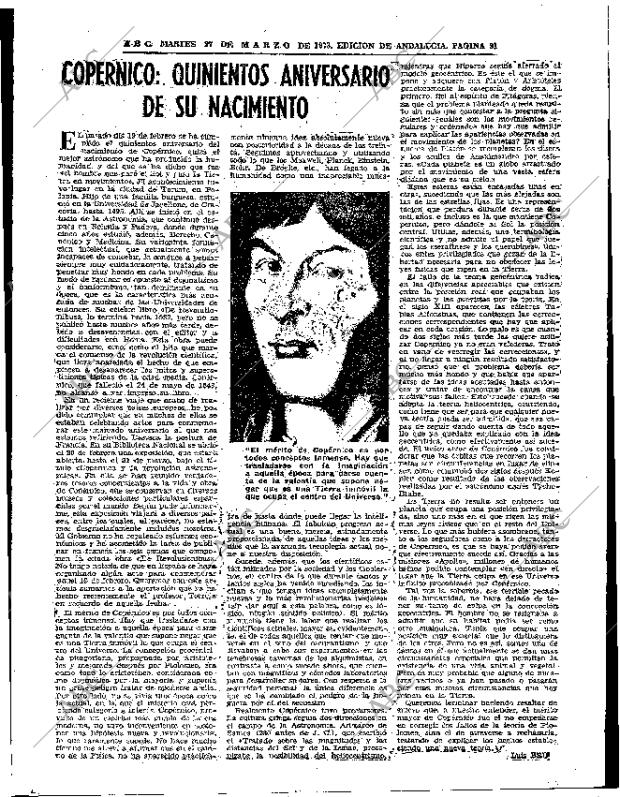 ABC SEVILLA 27-03-1973 página 91