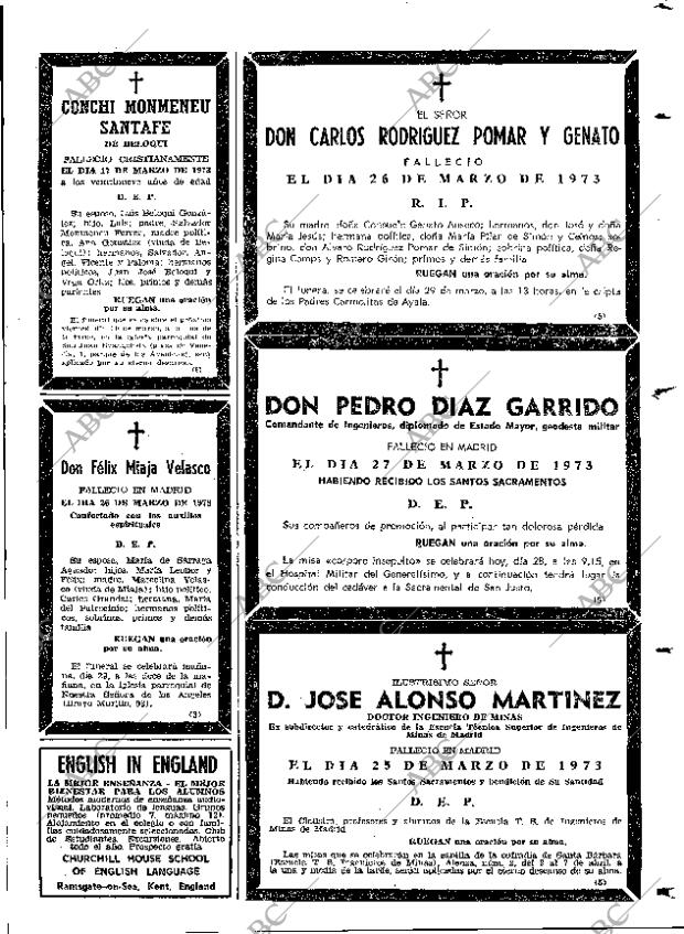 ABC MADRID 28-03-1973 página 121