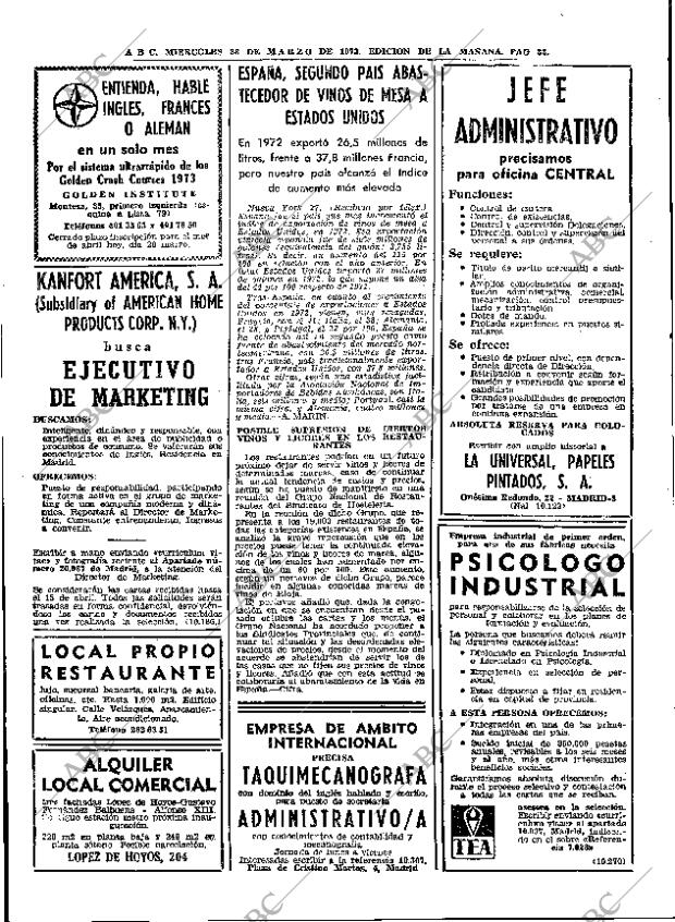 ABC MADRID 28-03-1973 página 32