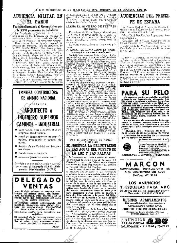 ABC MADRID 28-03-1973 página 33