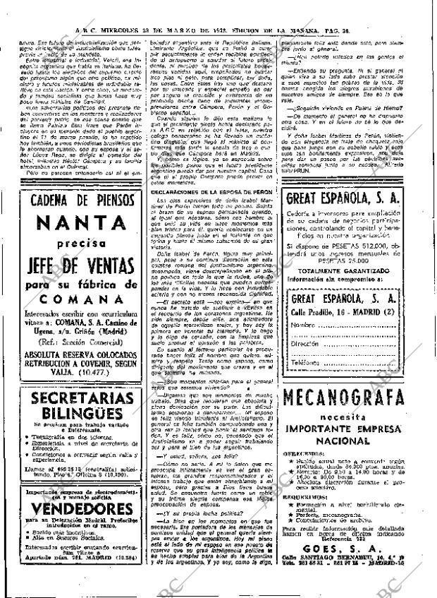 ABC MADRID 28-03-1973 página 36