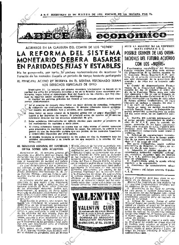 ABC MADRID 28-03-1973 página 71