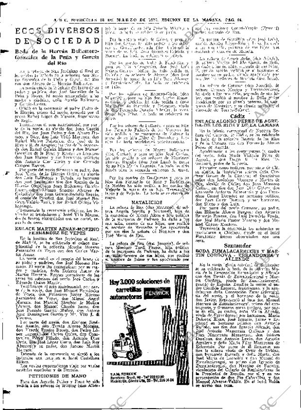 ABC MADRID 28-03-1973 página 84
