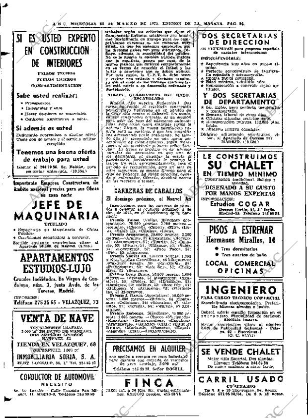 ABC MADRID 28-03-1973 página 86