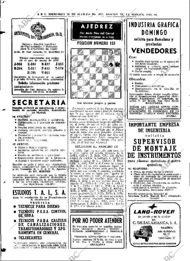 ABC MADRID 28-03-1973 página 90