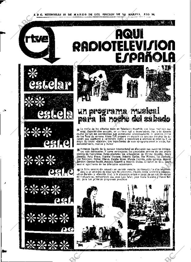 ABC MADRID 28-03-1973 página 94