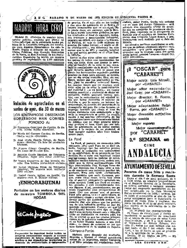 ABC SEVILLA 31-03-1973 página 42