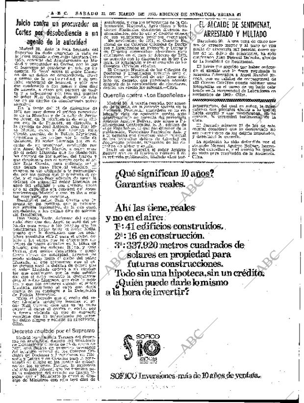 ABC SEVILLA 31-03-1973 página 47