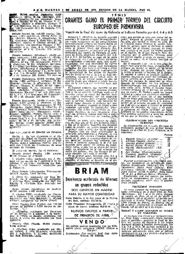 ABC MADRID 03-04-1973 página 66