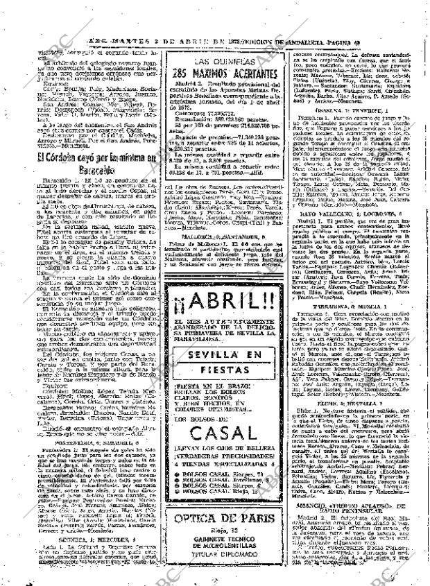 ABC SEVILLA 03-04-1973 página 49