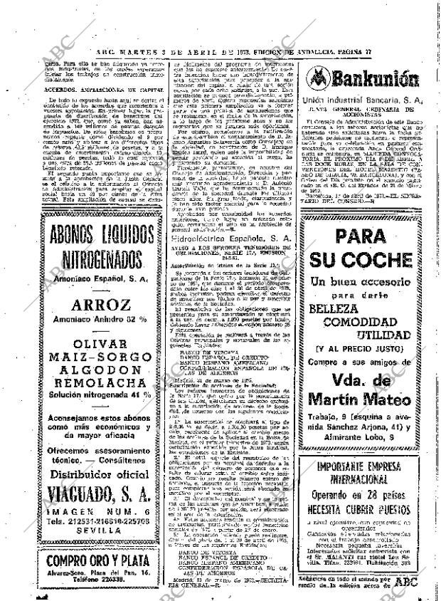 ABC SEVILLA 03-04-1973 página 77