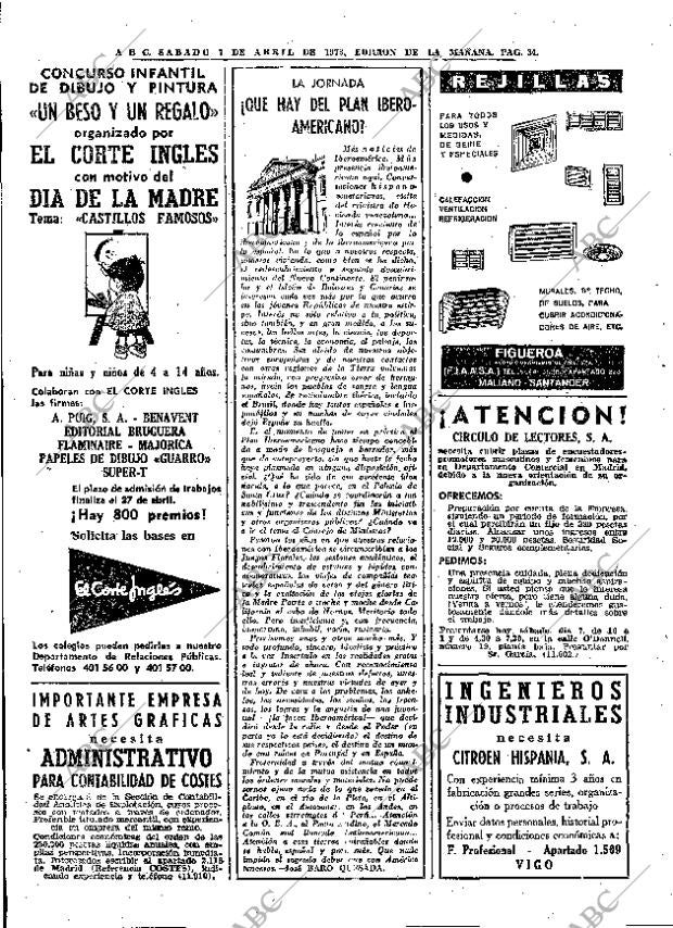 ABC MADRID 07-04-1973 página 34