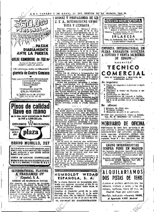 ABC MADRID 07-04-1973 página 36