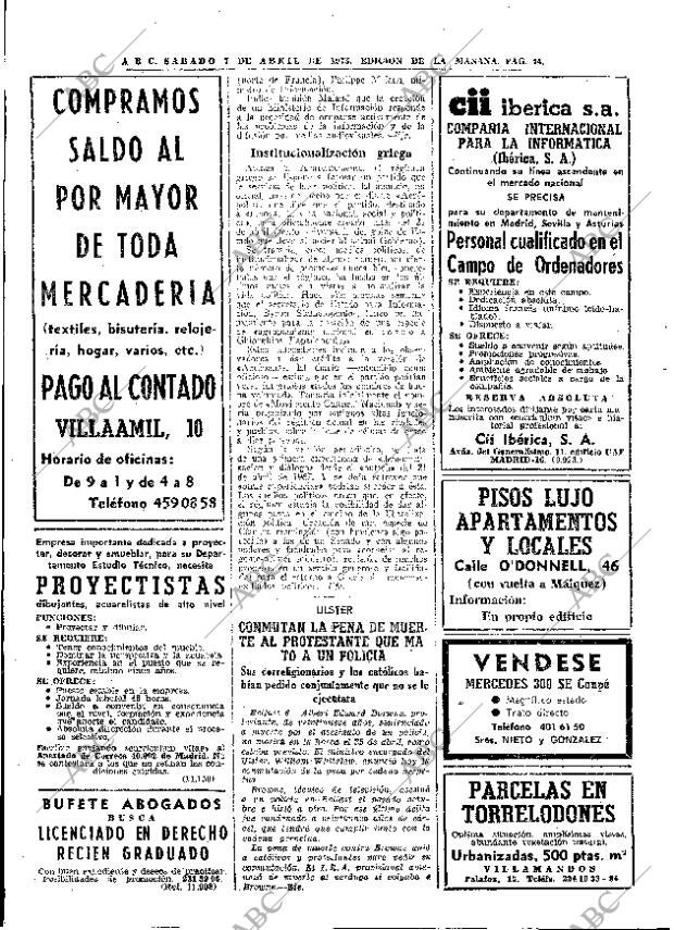 ABC MADRID 07-04-1973 página 44