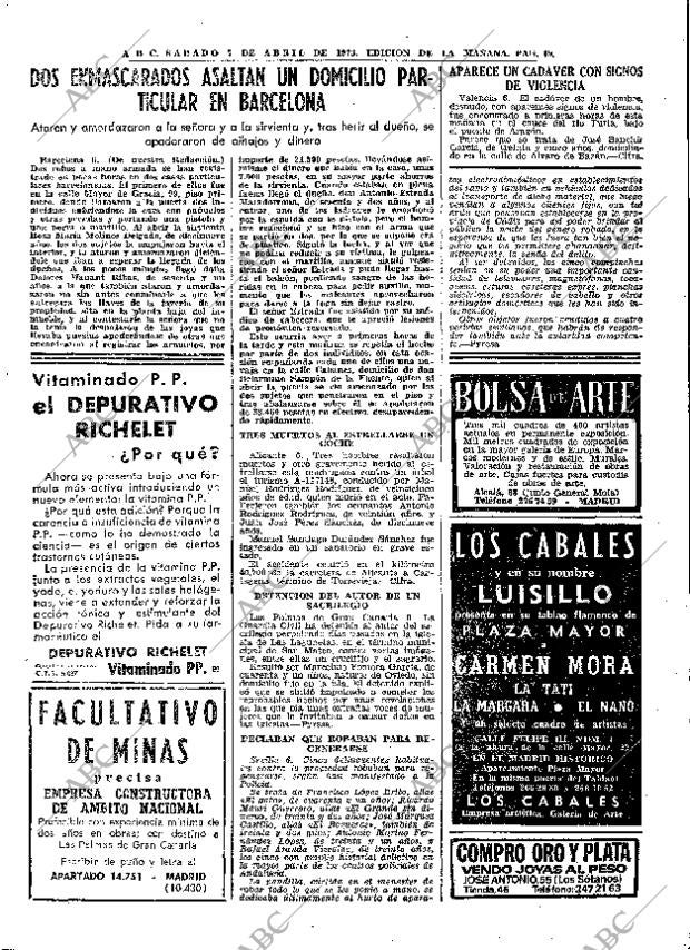 ABC MADRID 07-04-1973 página 49