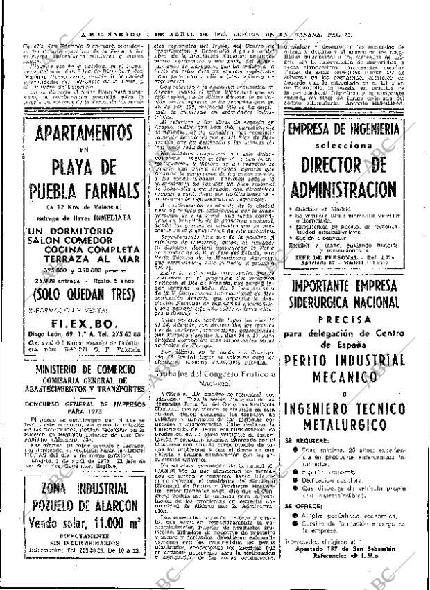 ABC MADRID 07-04-1973 página 52