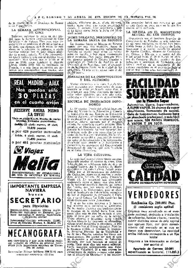 ABC MADRID 07-04-1973 página 56