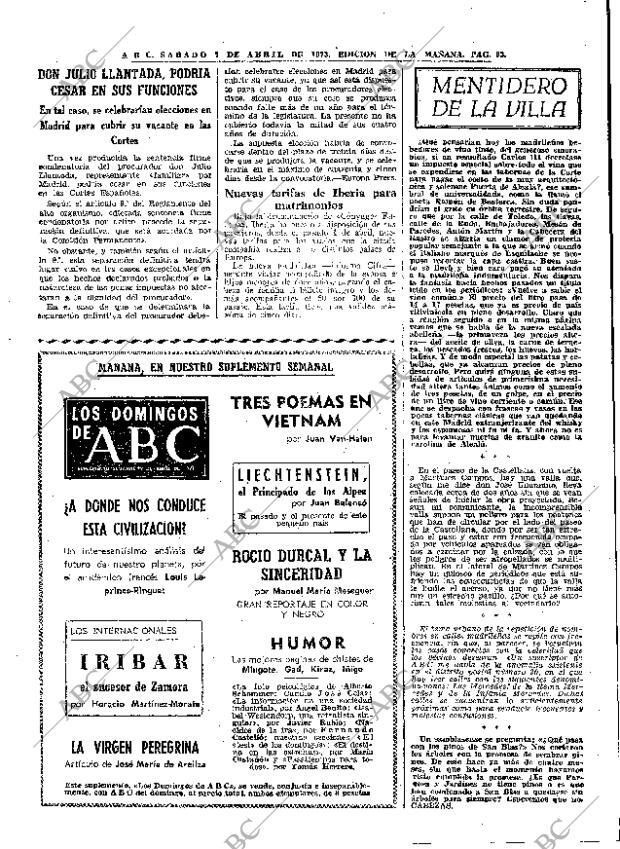 ABC MADRID 07-04-1973 página 63