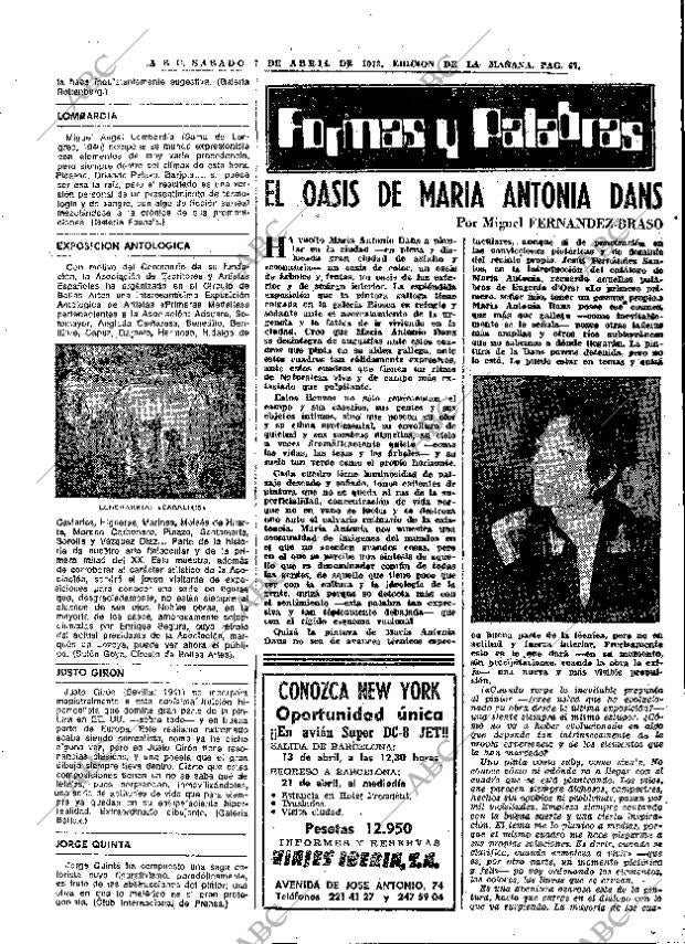 ABC MADRID 07-04-1973 página 67