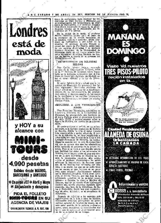 ABC MADRID 07-04-1973 página 72