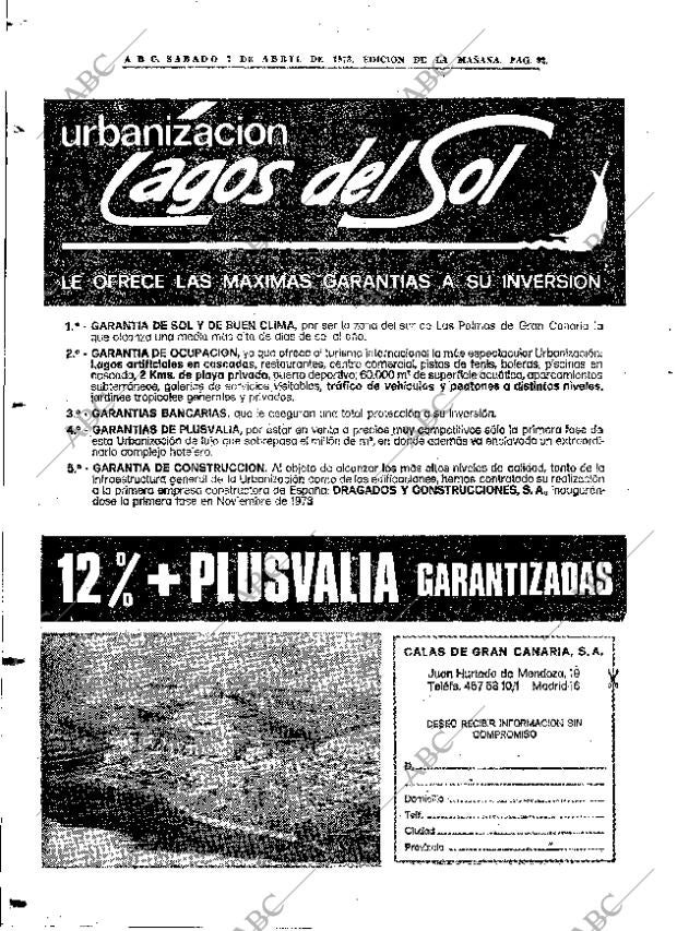 ABC MADRID 07-04-1973 página 92