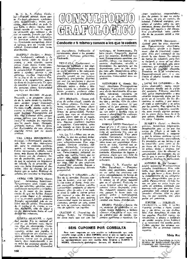 BLANCO Y NEGRO MADRID 07-04-1973 página 104