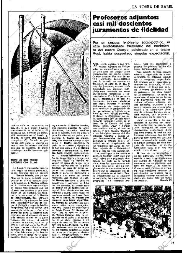 BLANCO Y NEGRO MADRID 07-04-1973 página 71