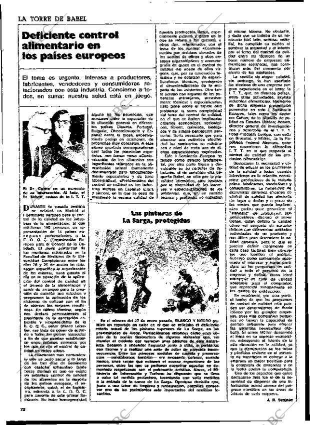 BLANCO Y NEGRO MADRID 07-04-1973 página 72