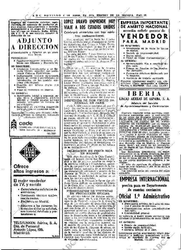 ABC MADRID 08-04-1973 página 27