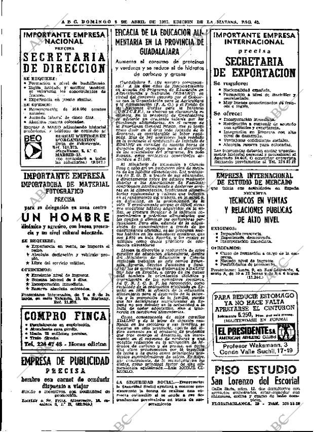 ABC MADRID 08-04-1973 página 42