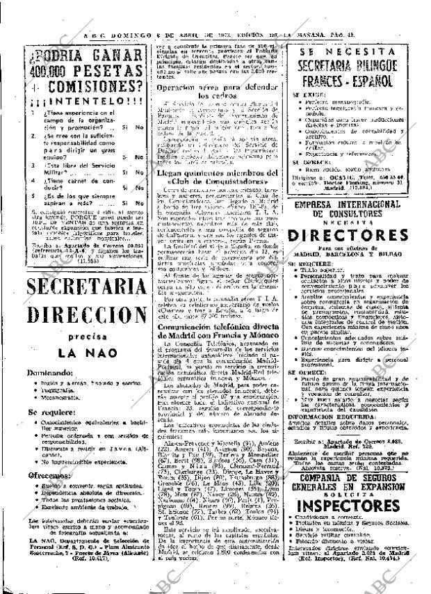 ABC MADRID 08-04-1973 página 48