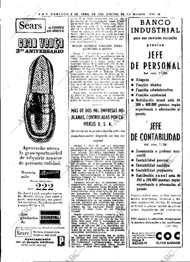 ABC MADRID 08-04-1973 página 58