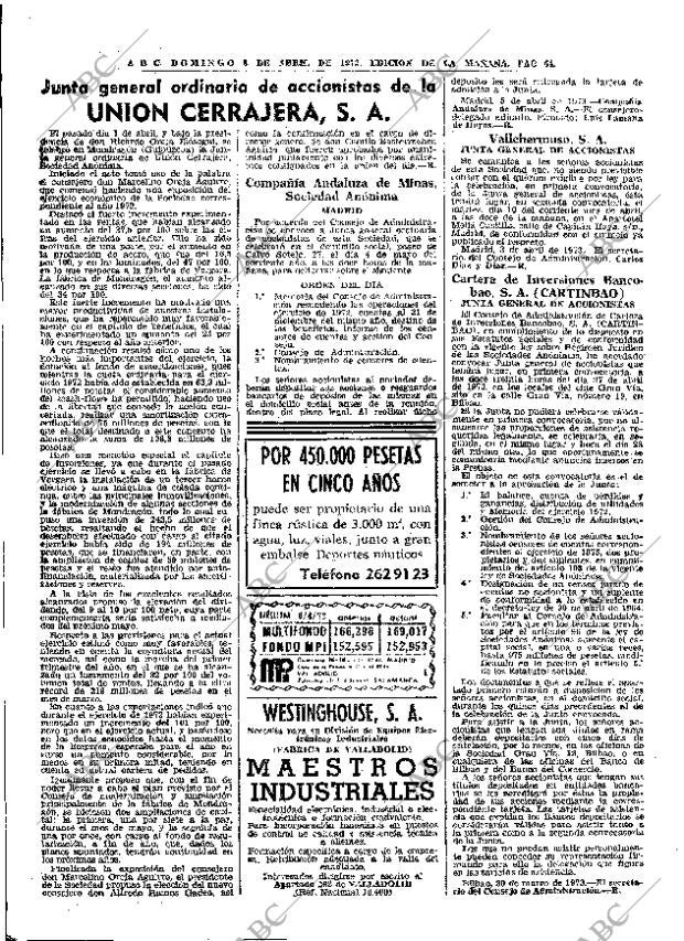 ABC MADRID 08-04-1973 página 64