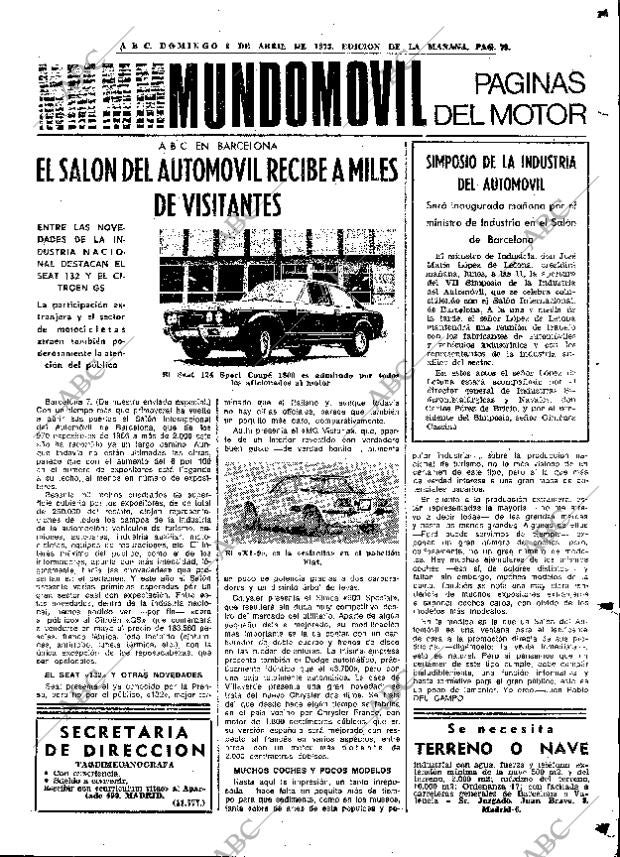 ABC MADRID 08-04-1973 página 73