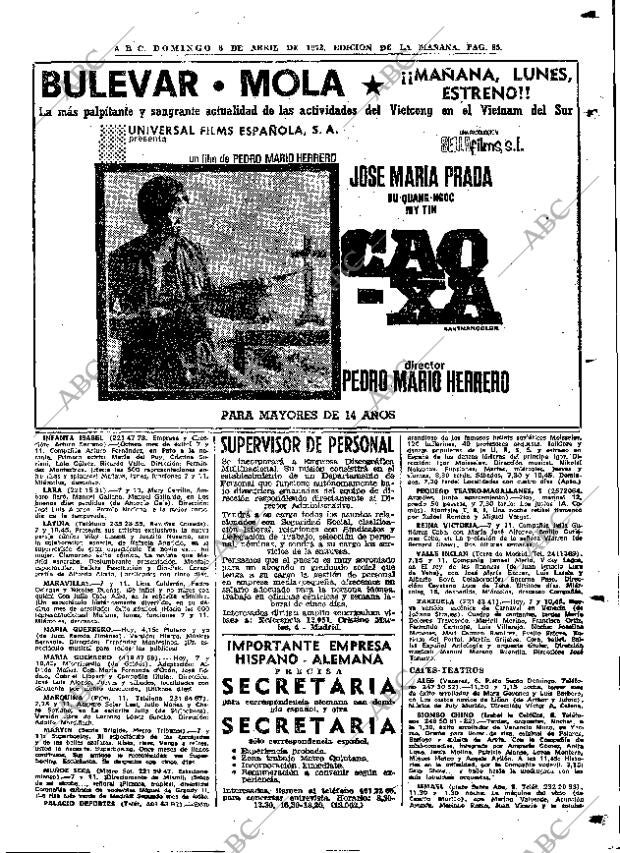 ABC MADRID 08-04-1973 página 85
