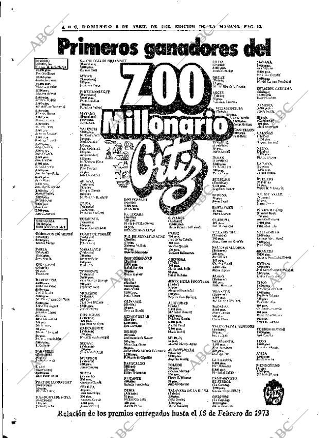 ABC MADRID 08-04-1973 página 92