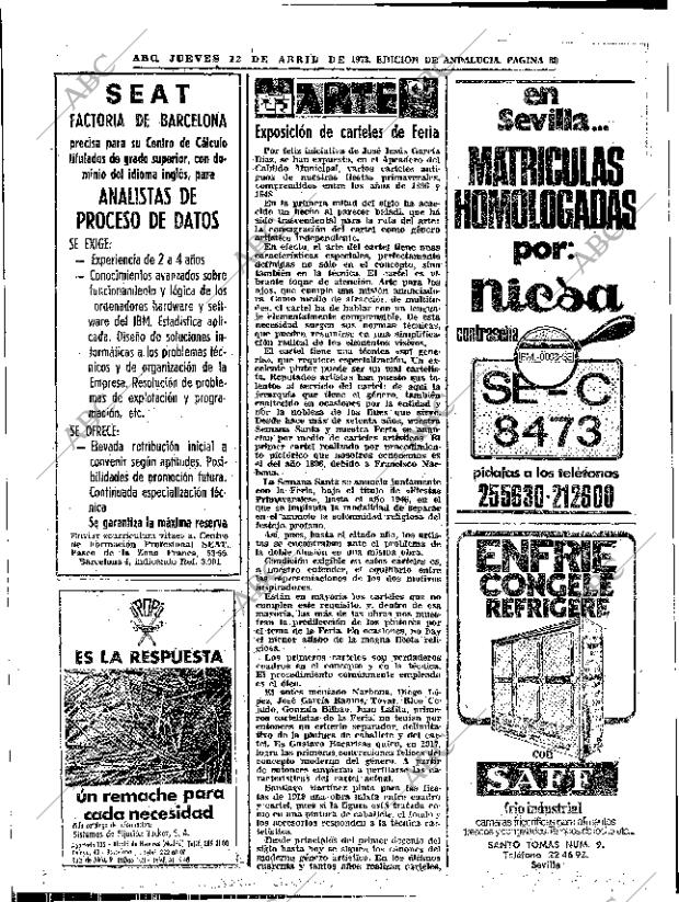 ABC SEVILLA 12-04-1973 página 62